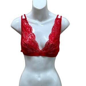 Avidlove Red Lace Bralette size L